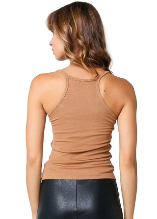 Essential Soft Scoop Tissue Rib Tank - Verte Boutique