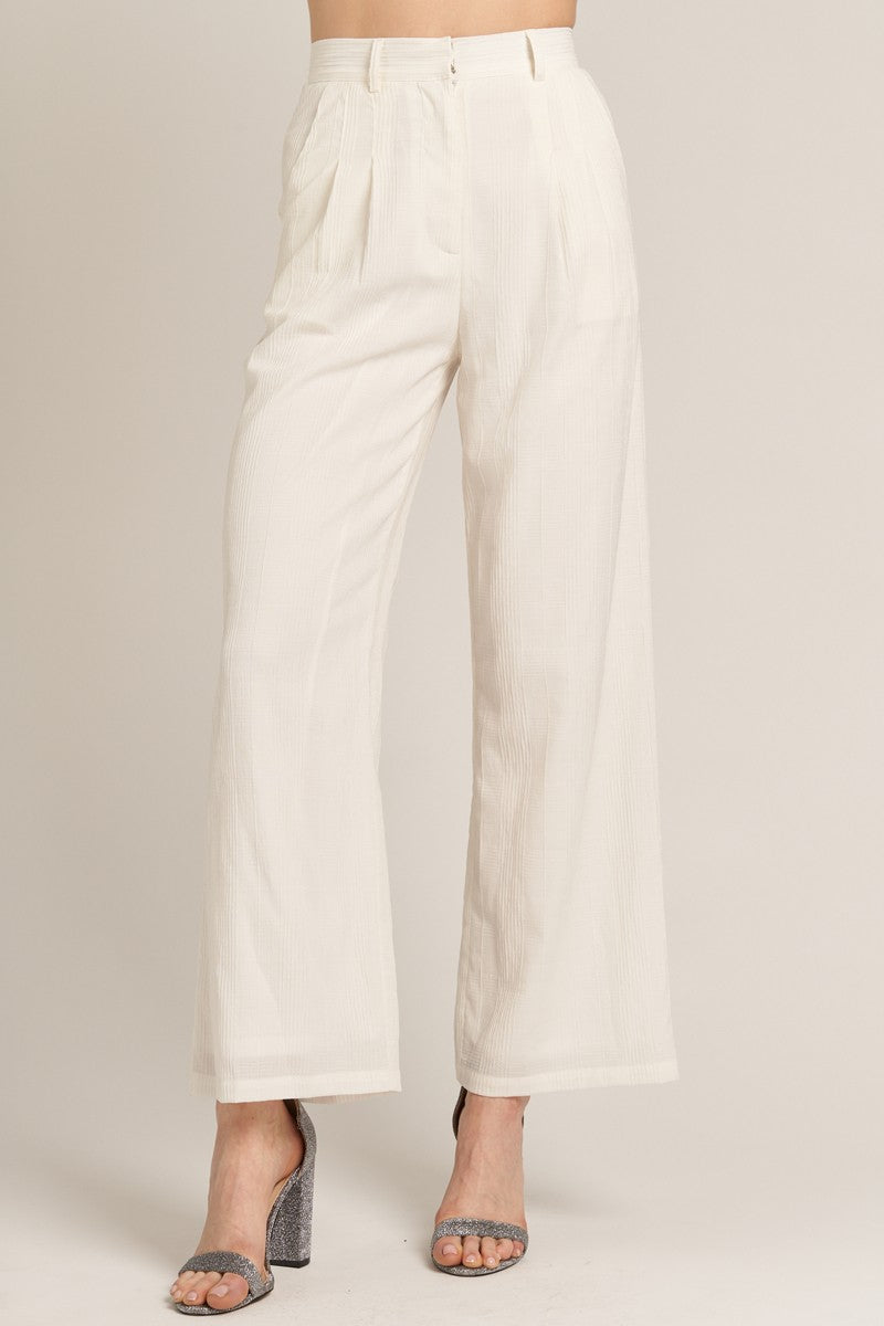 High Waist Gauze Pants