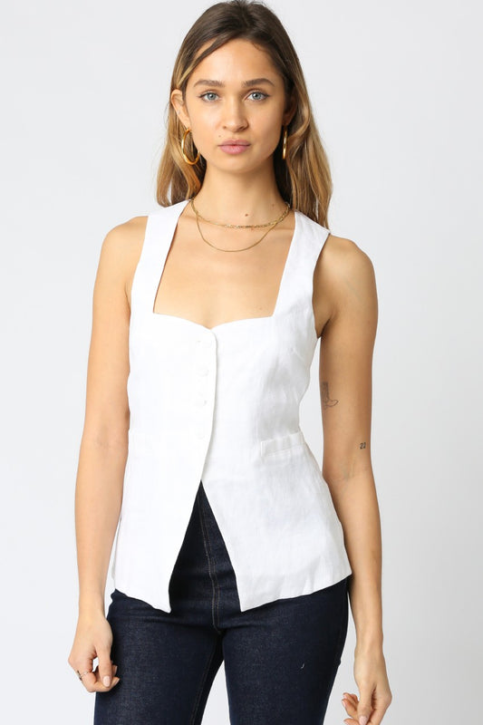 Button Front Top