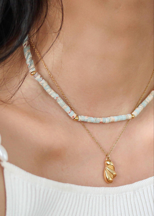 Croissant Pendant Necklace