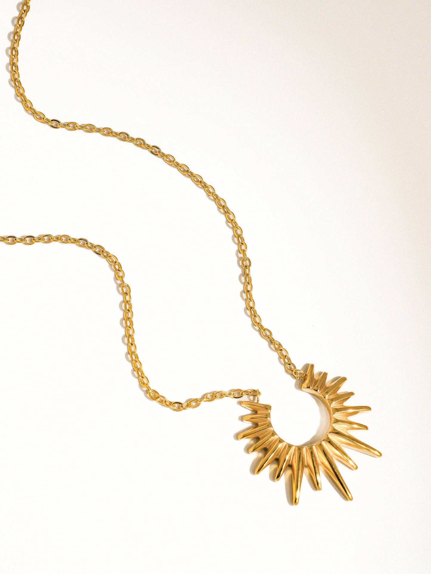 Gold Sun Necklace