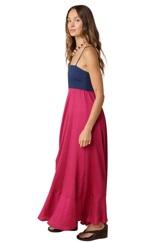 Colorblock Maxi Dress - Verte Boutique