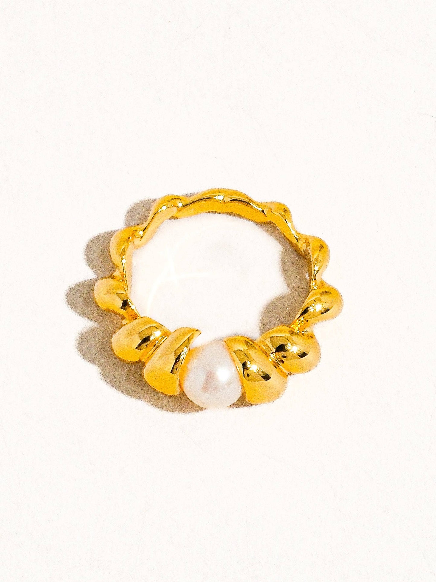 Pearl Twist Ring