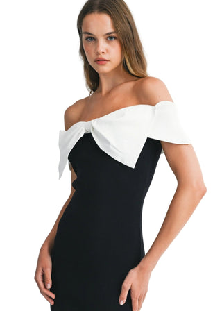 Bow Maxi Dress - Verte Boutique