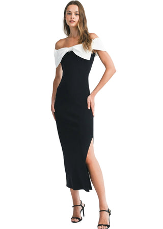 Bow Maxi Dress - Verte Boutique