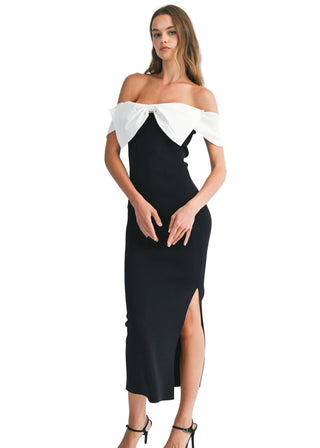 Bow Maxi Dress - Verte Boutique