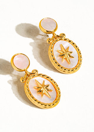 Vintage Star Shell Earring