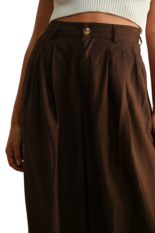 High-Waisted Pleated Balloon Ankle Pants