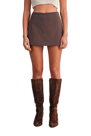 Polished High-Waist Mini Skort - Verte Boutique