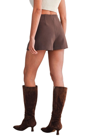 Polished High-Waist Mini Skort - Verte Boutique