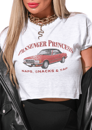 Cropped Passenger Princess Graphic Tee - Verte Boutique