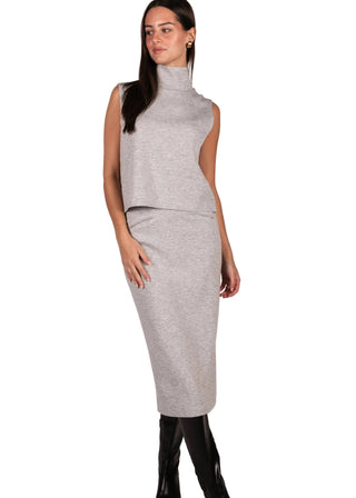 Butter Modal Back Slit Pencil Skirt - Verte Boutique