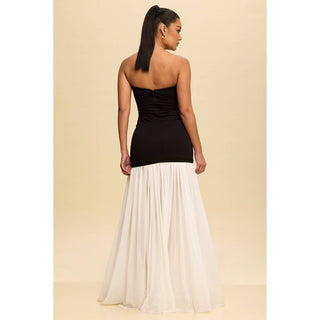 Chiffon Bottom Maxi Dress