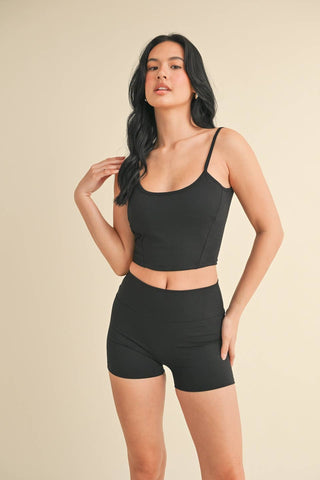 Scoop Neck Cami with Contour Seams - Verte Boutique