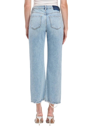 High Rise Slim Wide Jeans - Verte Boutique