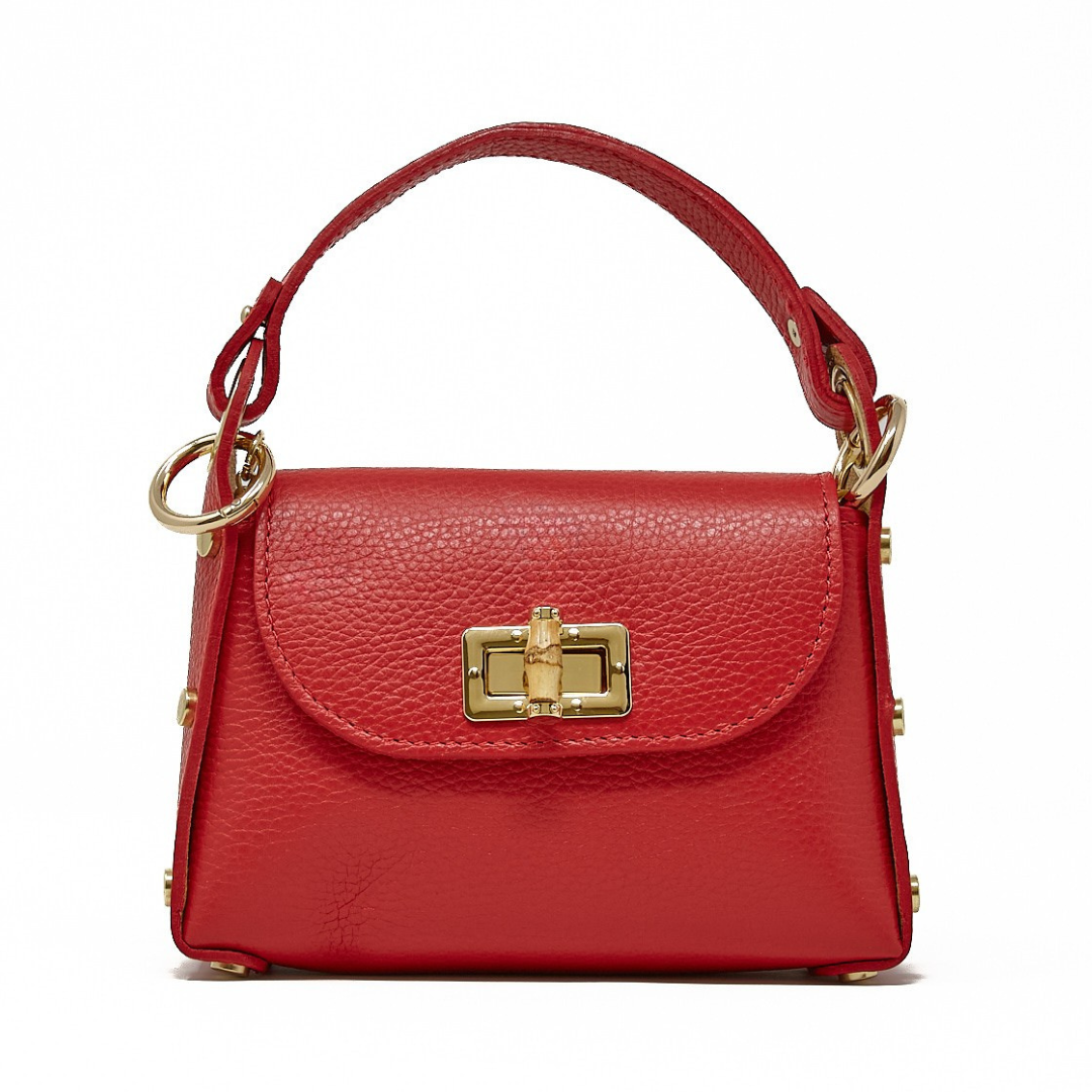 Mini Italian Leather Crossbody Purse