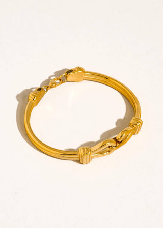 Gold Non - Tarnish Knot Link Bracelet - Verte Boutique