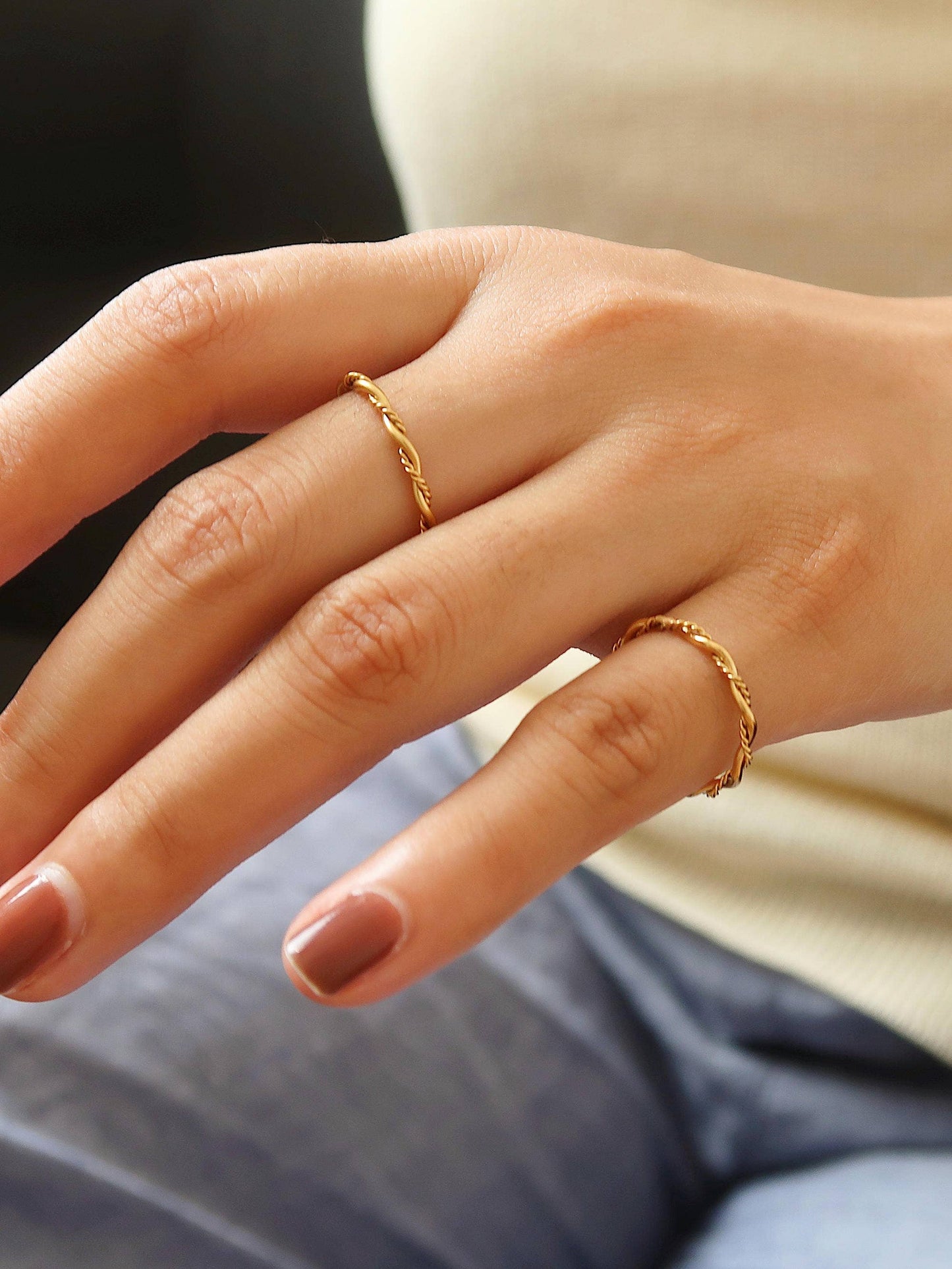 Delicate Textured Ring