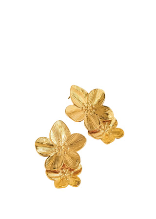 Stacked Flower Earring
