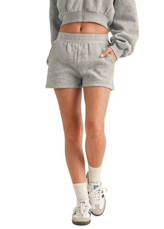 Cozy Fleece Micro Sweatshorts - Verte Boutique