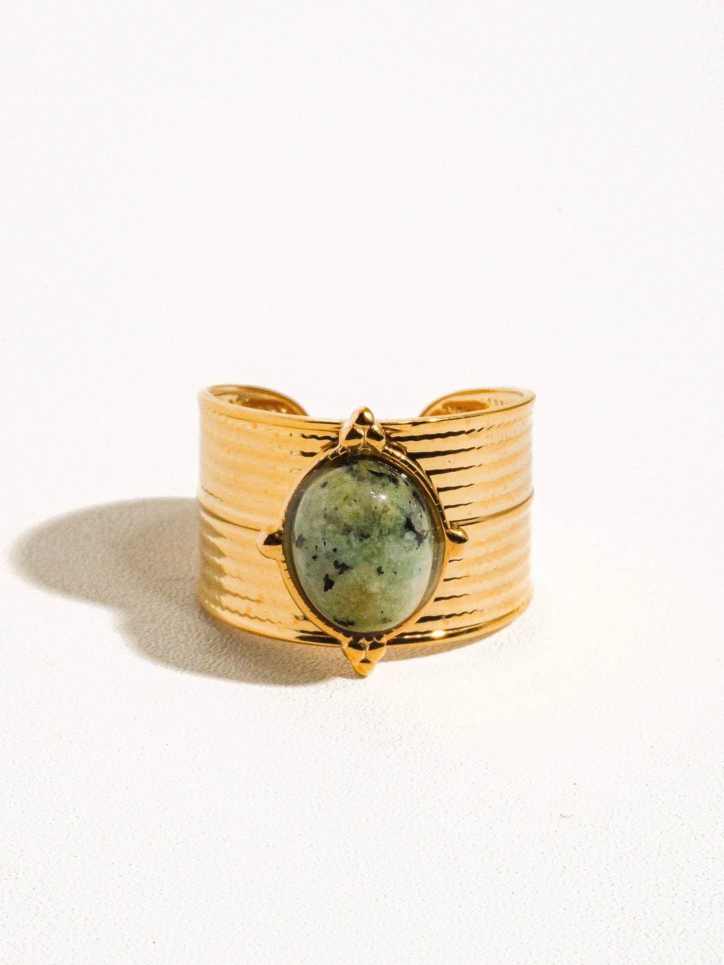 Bold Stone Adjustable Ring