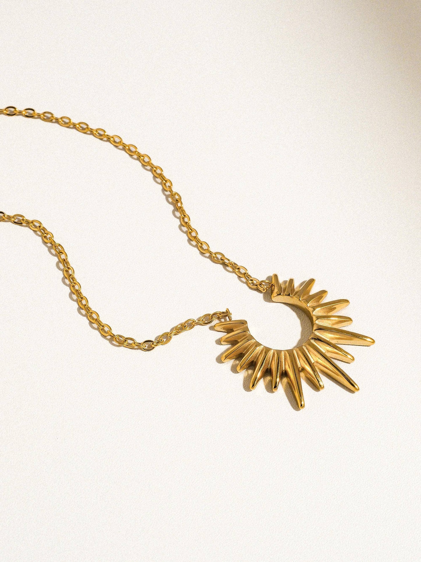 Gold Sun Necklace