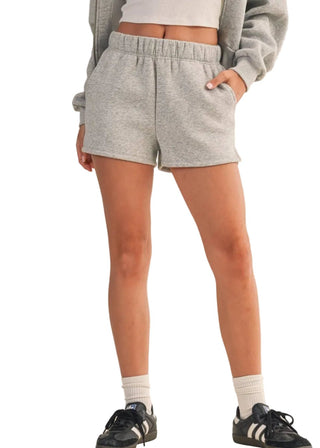 Cozy Fleece Micro Sweatshorts - Verte Boutique
