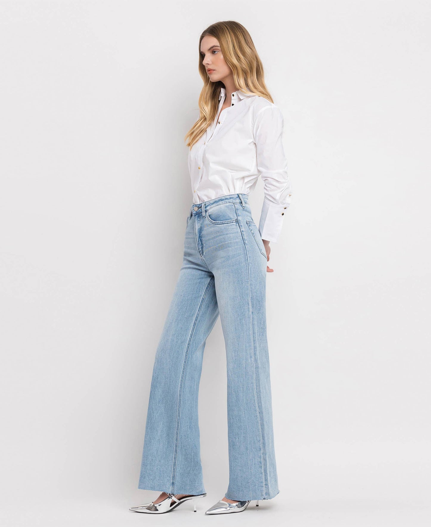 Super High Rise Wide Leg Jeans