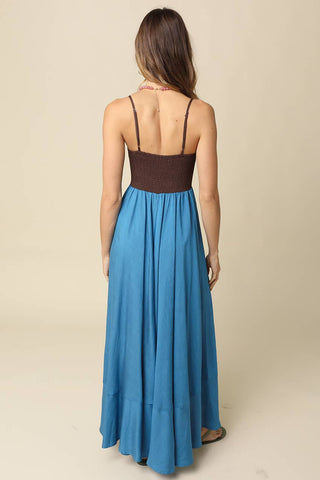 Colorblock Maxi Dress - Verte Boutique