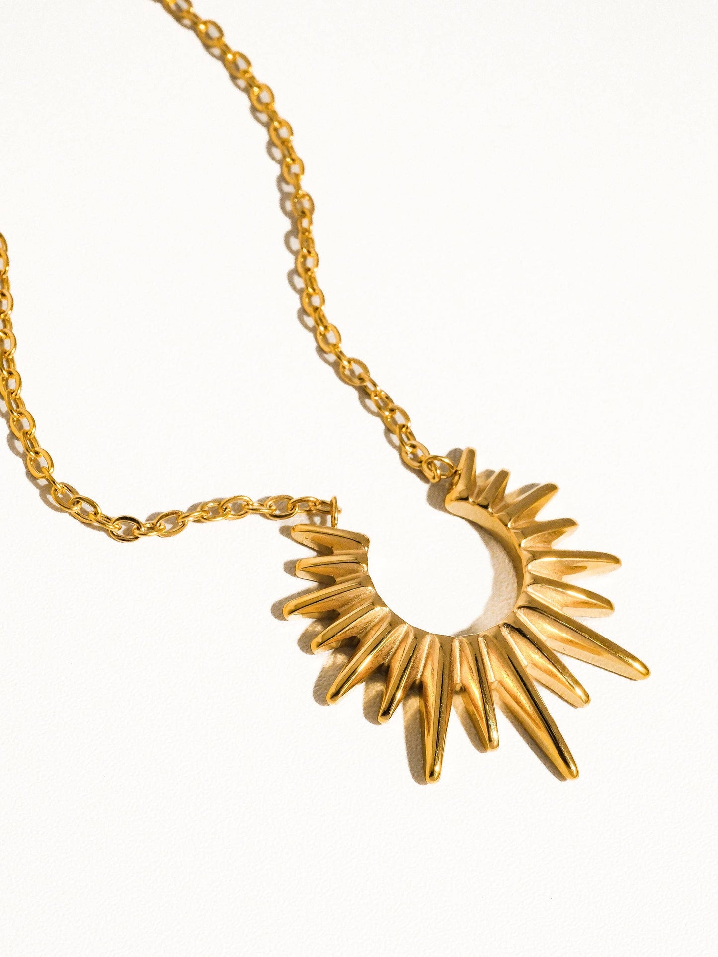 Gold Sun Necklace