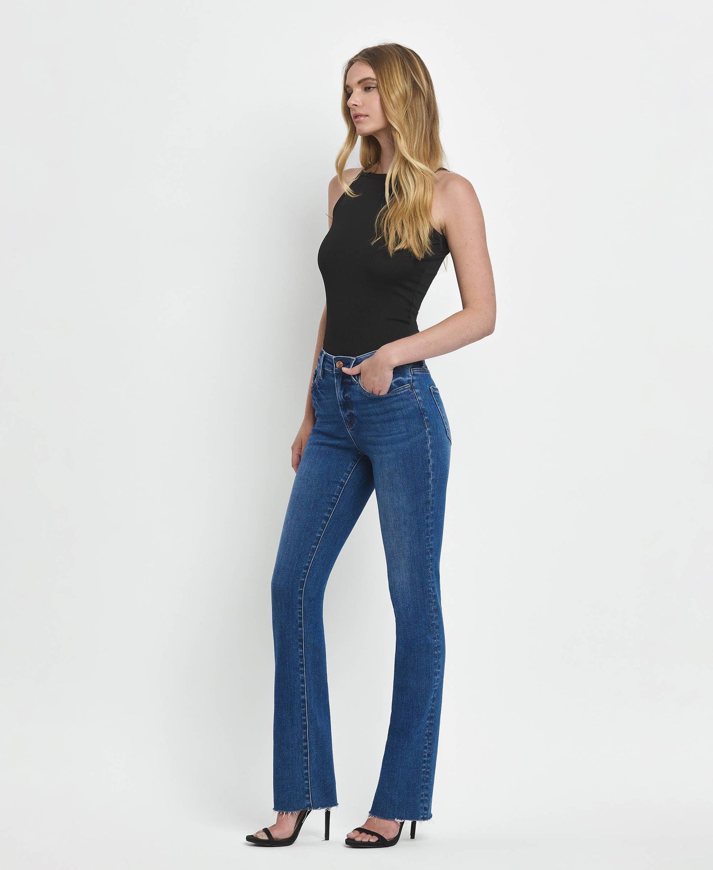 High Rise Slim Bootcut