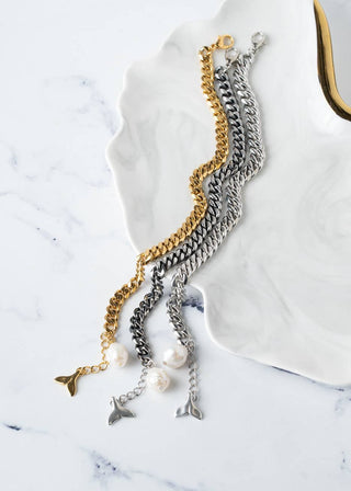 Mermaid Tail Chain Anklet - Verte Boutique