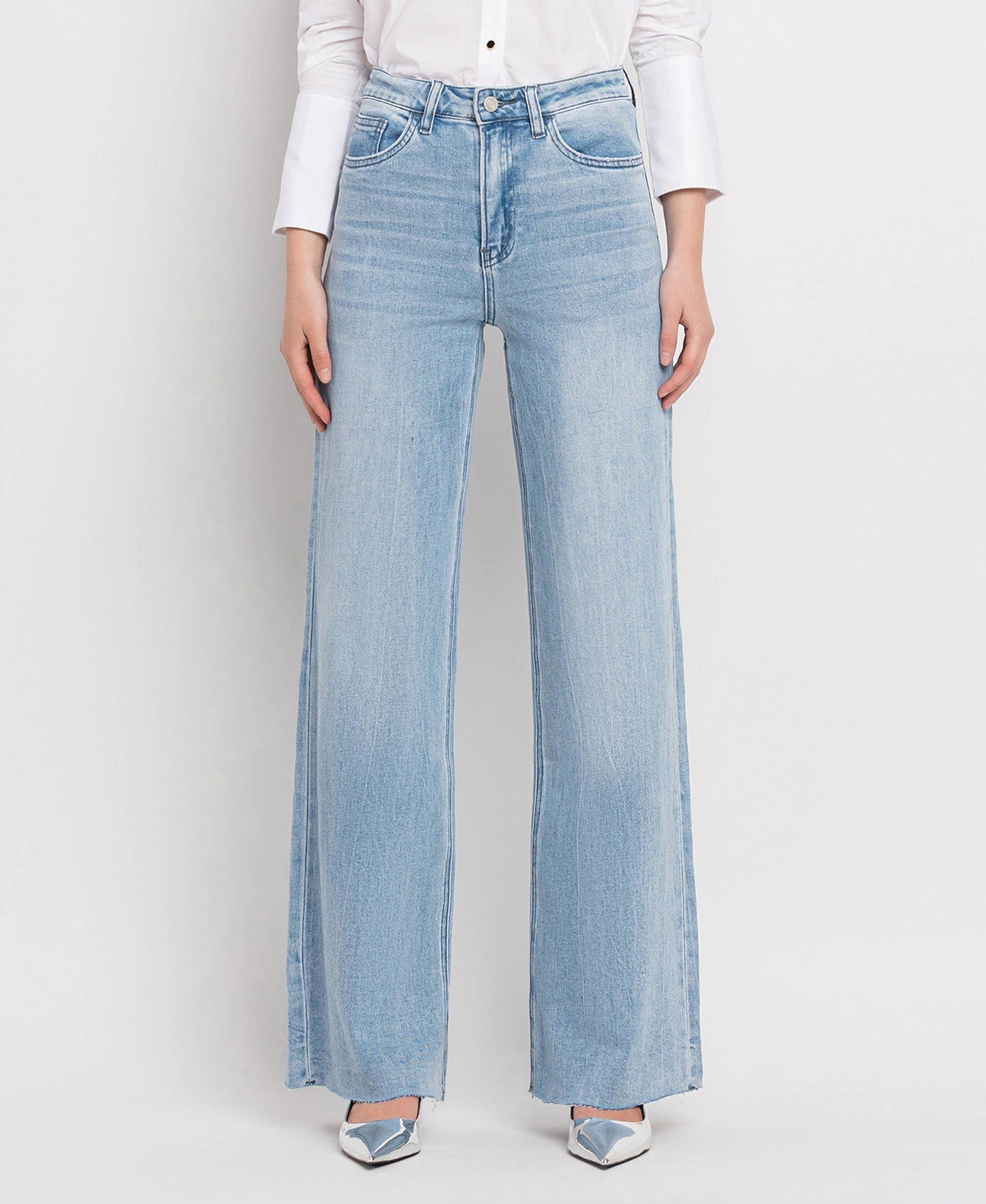 Super High Rise Wide Leg Jeans