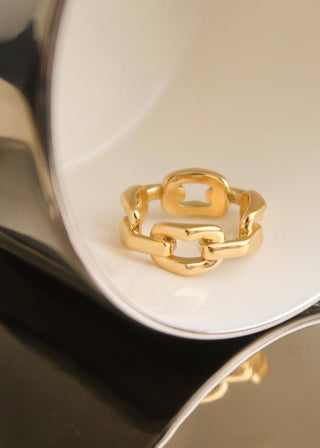 Gold Stack Braided Ring - Verte Boutique