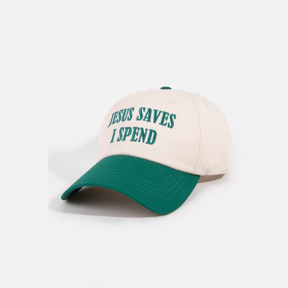 Jesus Saves I Spend Hat