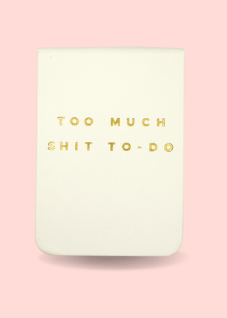 Pocket Journal - Too Much Shit To Do - Verte Boutique