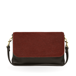 Italian Leather Cowhide Mini Crossbody - Verte Boutique