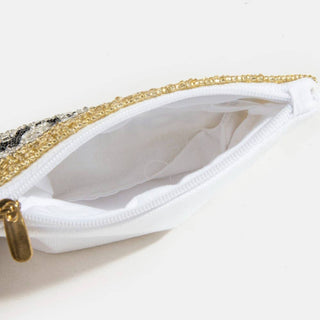 Tequila Money Seed Beaded Coin Purse - Verte Boutique