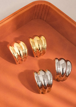 Layered Spiral Earring - Verte Boutique