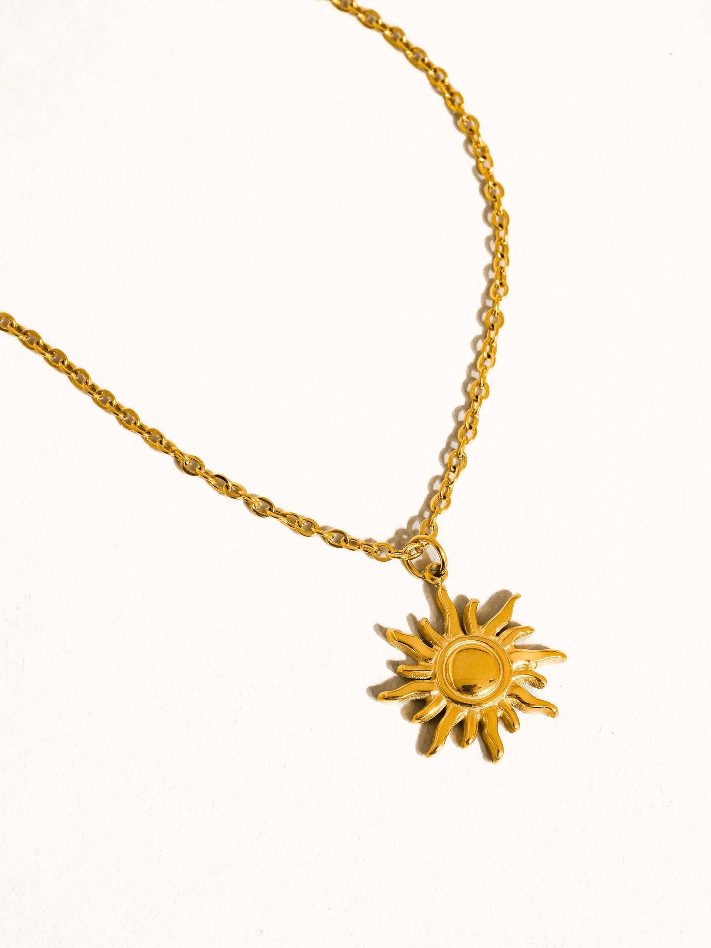 Gold Sun Necklace