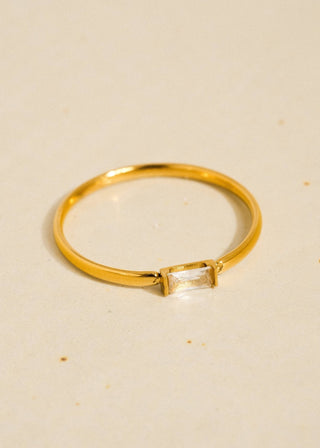 Minimalist Thin CZ Band - Verte Boutique