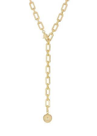 Ball drop lariat necklace - Verte Boutique