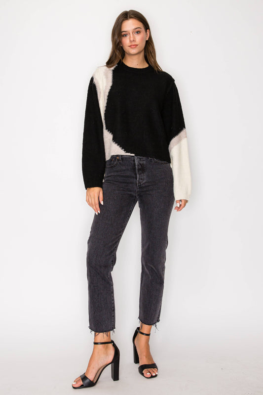 Oversized Geo Sweater