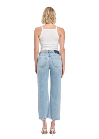 High Rise Slim Wide Jeans - Verte Boutique