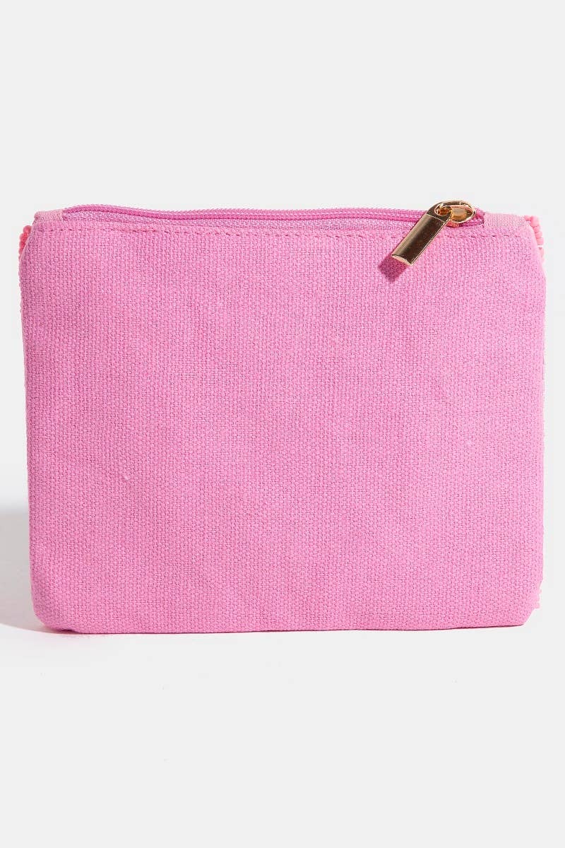 Seed Beaded Botox Money Coin Purse