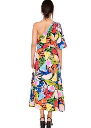 Tropical One Shoulder Maxi Dress - Verte Boutique