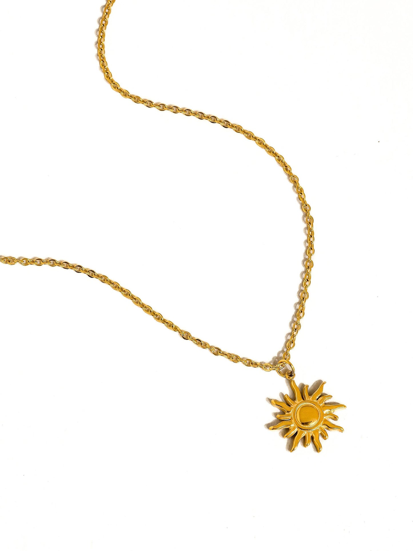 Gold Sun Necklace