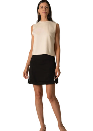 Butter Modal Piping Detailed Mini Skirt - Verte Boutique