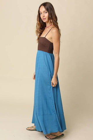 Colorblock Maxi Dress - Verte Boutique