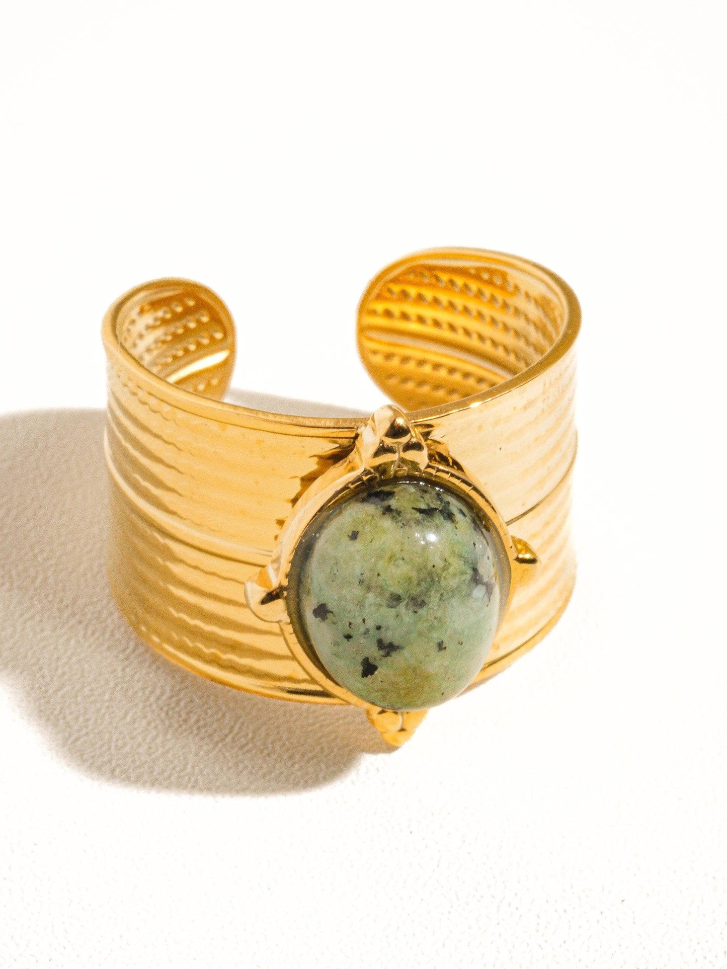 Bold Stone Adjustable Ring